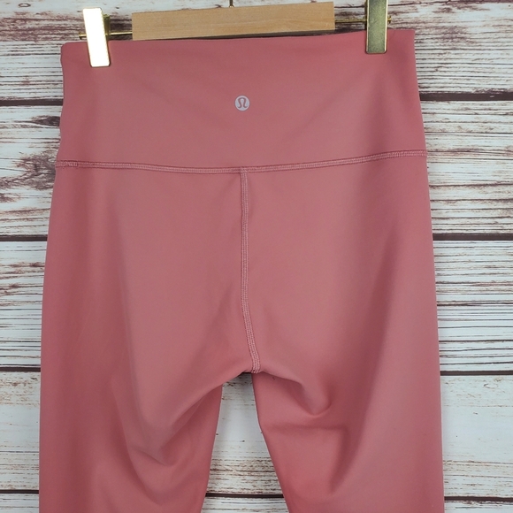 Lululemon Womens Size 8 Wunder Train HR 25" Tight Leggings Brier Rose Pink   #67 - Picture 7 of 11
